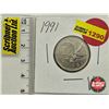 Image 1 : Canada Twenty Five Cent 1991