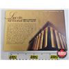 Image 4 : Lincoln Memorial Copper Penny Collector Card with 19 Coins (1950's - 1980's)
