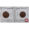 Image 2 : Canada One Cent (Seller Note: Error Coins) (5) : 1974 Laminated; Blank Planchet; 1978 Clip ; 1979 Cl