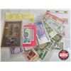 Image 1 : Foreign Currency Collection (24 Bills) Large Variety Incl. China, Yukon, England, Brazil, Germany, I