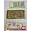 Image 7 : Foreign Currency Collection (24 Bills) Large Variety Incl. China, Yukon, England, Brazil, Germany, I