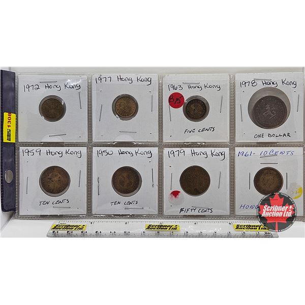 Hong Kong Coins (8)  :1950's ; 1960's ; 1970's