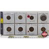 Image 1 : Hong Kong Coins (8)  :1950's ; 1960's ; 1970's