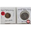 Image 3 : Hong Kong Coins (8)  :1950's ; 1960's ; 1970's
