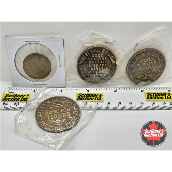 Novelty & Las Vegas Tokens (4)