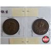Image 7 : Australia Coins (6) : 1916; 1951; 1915; 1941; 1944; 1959