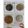 Image 2 : Canada Tokens/Medallions (8) : Manitoba ; Thousand Island Bridge ; Lions Park Project ; Quebec ; Klo