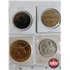 Image 5 : Canada Tokens/Medallions (8) : Manitoba ; Thousand Island Bridge ; Lions Park Project ; Quebec ; Klo