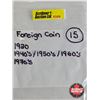 Image 10 : Foreign Coin Collection (15) : 1920; 1940's ; 1950's; 1960's; 1970's
