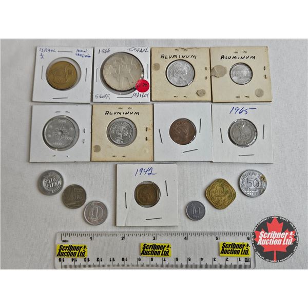 Foreign Coin Collection (15) : 1920; 1940's ; 1950's; 1960's; 1970's