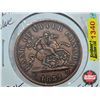 Image 2 : Bank of Upper Canada : One Penny Bank Token 1852