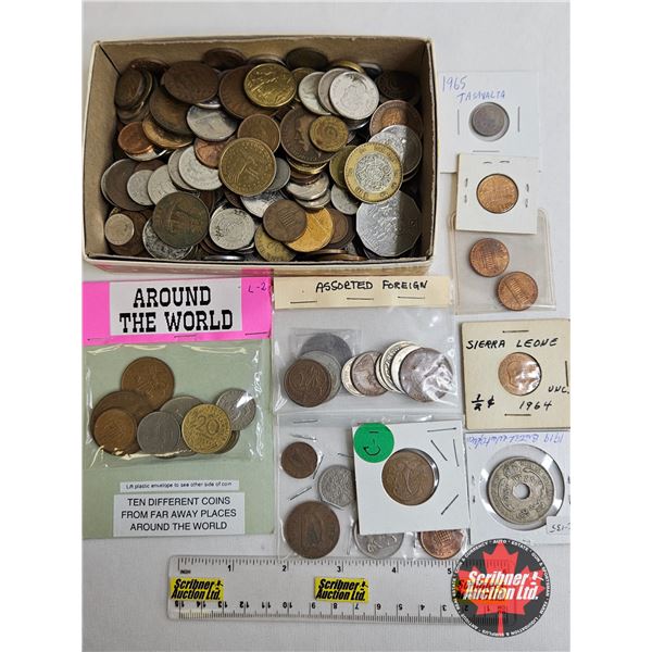 Foreign Coin Collection (260) Variety Incl. Germany ; Mexico ; Africa ; Netherlands ; Switzerland ; 