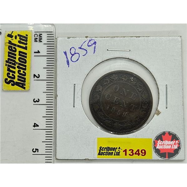 Canada One Cent 1859