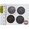 Image 6 : Canada Large Cent (4) : 1859; 1882H; 1888; 1891