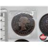 Image 7 : Canada Large Cent (4) : 1859; 1882H; 1888; 1891