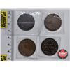 Image 1 : Canada Large Cent (4) : 1859; 1882; 1916; 1920