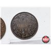 Image 3 : Canada Large Cent (4) : 1859; 1893; 1901; 1919