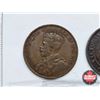 Image 7 : Canada Large Cent (4) : 1859; 1893; 1901; 1919