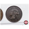Image 8 : Canada Large Cent (4) : 1859; 1893; 1901; 1919