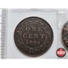 Image 4 : Canada Large Cent (4) : 1859; 1893; 1901; 1905
