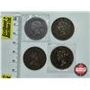 Image 6 : Canada Large Cent (4) : 1859; 1893; 1901; 1905