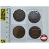 Image 1 : Canada Large Cent (4) : 1888; 1901; 1913; 1920