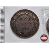 Image 2 : Canada Large Cent (4) : 1888; 1901; 1913; 1920
