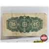 Image 8 : Dominion of Canada Twenty Five Cent "Shinplaster" 1923 : - Hyndman/Saunders #029375 - McCavour/Saund
