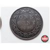 Image 5 : Canada Large Cent (4) : 1859; 1900; 1911; 1918