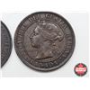 Image 10 : Canada Large Cent (4) : 1897; 1904; 1905; 1917