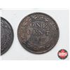 Image 5 : Canada Large Cent (4) : 1897; 1904; 1905; 1917