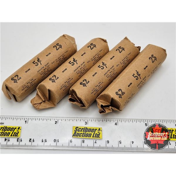 Canada Five Cent ROLLS (4) : Variety