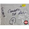 Image 6 : Canada Five Cent ROLLS (4) : Variety