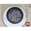 Image 6 : Canada Coins (2) : Twenty Cent 1858 ; Ten Cent 1963