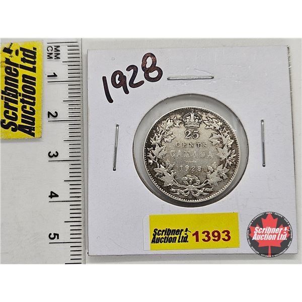 Canada Twenty Five Cent 1928