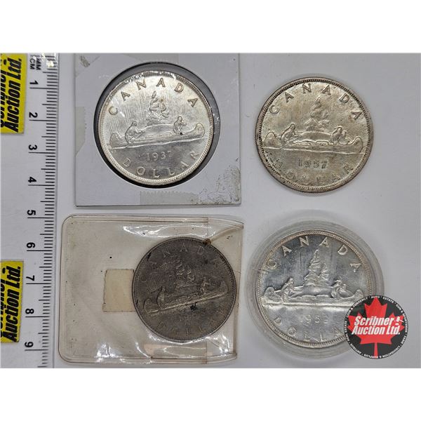 Canada Dollar (4) : 1937; 1957; 1959; 1968