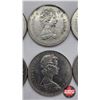 Image 8 : Canada Dollar (8) : 1968 (2); 1980 (2); 1982; 1984; 1984; 1985