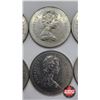 Image 9 : Canada Dollar (8) : 1968 (2); 1980 (2); 1982; 1984; 1984; 1985