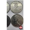 Image 10 : Canada Dollar (8) : 1968 ; 1969 ; 1980 (2) ; 1982; 1984; 1984 ; 1985
