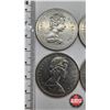 Image 7 : Canada Dollar (8) : 1968 ; 1969 ; 1980 (2) ; 1982; 1984; 1984 ; 1985