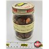 Image 1 : Canada One Cent Coin Collection (481) Variety : 1940's - 1990's (In Nabob Jar / Lid Slit)