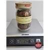 Image 5 : Canada One Cent Coin Collection (481) Variety : 1940's - 1990's (In Nabob Jar / Lid Slit)