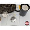 Image 3 : Canada Twenty Five Cent Coin Collection (266) Variety : 1950's - 2000's (Tin)