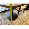 Image 15 : Round Table 30" Dia & 2 Andreu World Armchairs w/ Upholstered Seat & Back 21" x 16" x 26"H