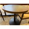 Image 8 : Round Table 30" Dia & 2 Andreu World Armchairs w/ Upholstered Seat & Back 21" x 16" x 26"H