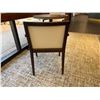 Image 5 : Round Table 30" Dia & 2 Andreu World Armchairs w/ Upholstered Seat & Back 21" x 16" x 26"H