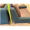 Image 14 : Qty 2 Upholstered Chairs 34" x 30" x 34"H w/ Middle Table
