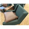 Image 8 : Qty 2 Upholstered Chairs 34" x 30" x 34"H w/ Middle Table
