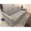 Image 5 : Gray 3-Seat Sofa w/ Throw Cushions 82" x 34" x 25"H
