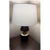 Image 2 : Qty 2 Terrell Bronze Table Lamps w/ Shades 28"H